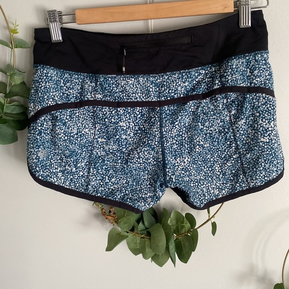 Lululemon Run Speed Short size 4 
Pebble Print Parfait Pink Alberta Lake Black - Picture 9 of 11